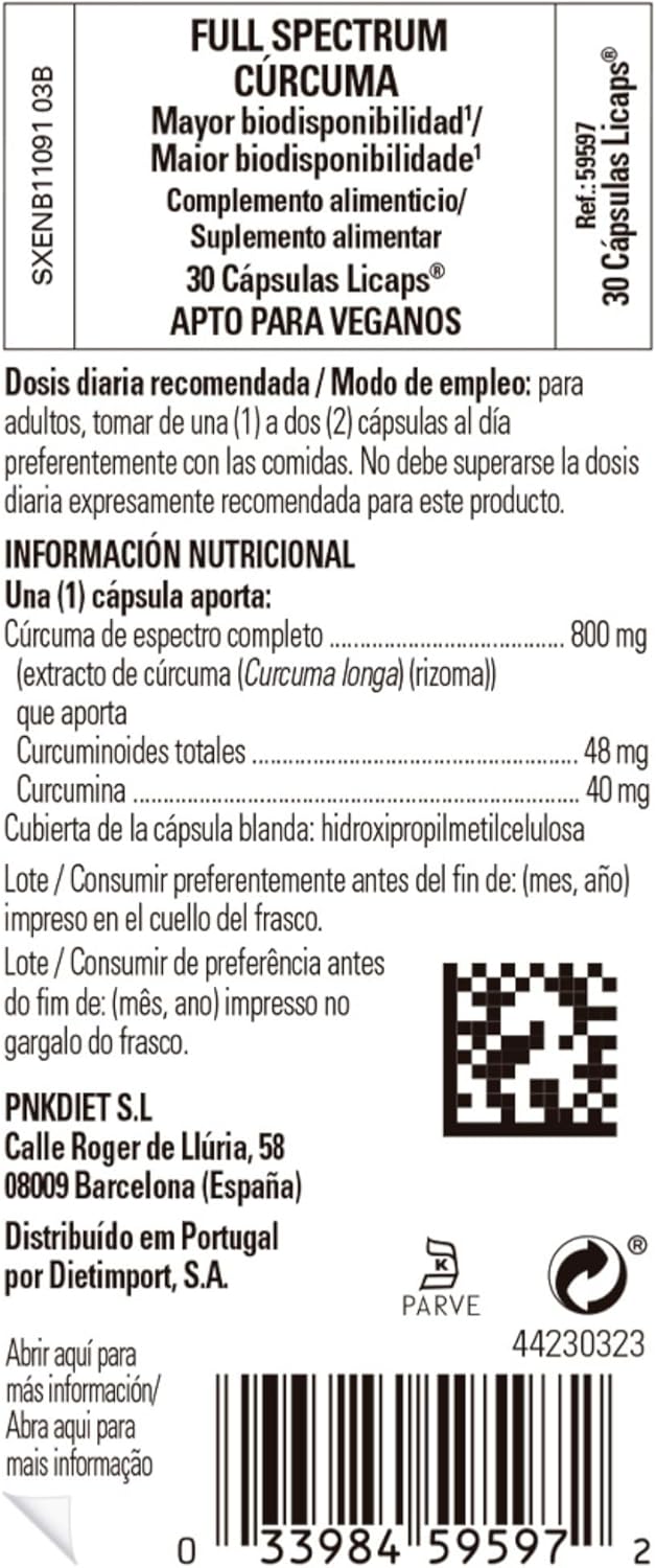 Solgar Full Spectrum Curcumin Liquid Extract Softgels - 30 Count - Supports Brain, Joint, and Immune Health - Fast Absorption - Non-GMO, Gluten-Free, Dairy-Free, Soy-Free - 30 Servings