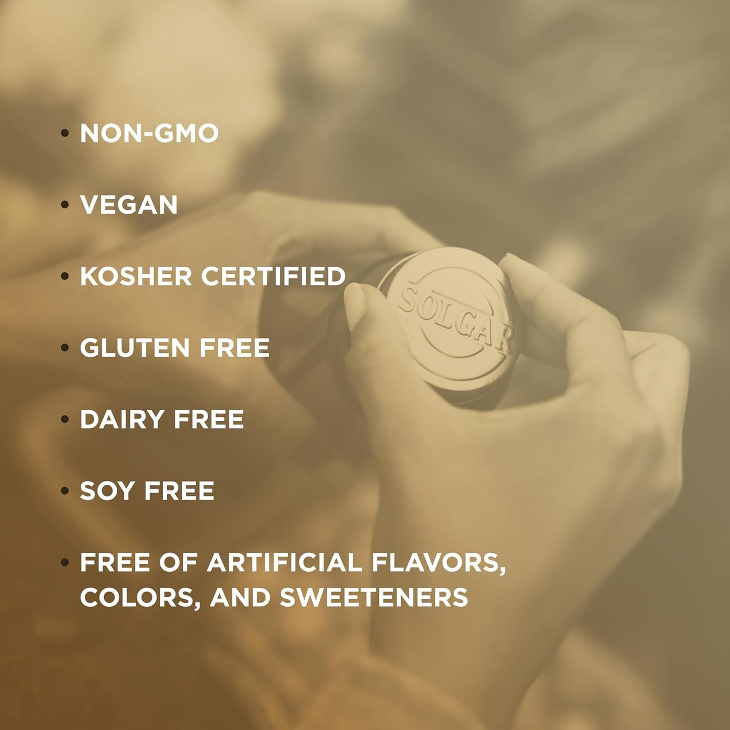 Solgar Memory Support Supplement with Nutricog™, Huperzine-A, Vitamin D - Vegan, Dairy & Gluten Free - 30 Servings