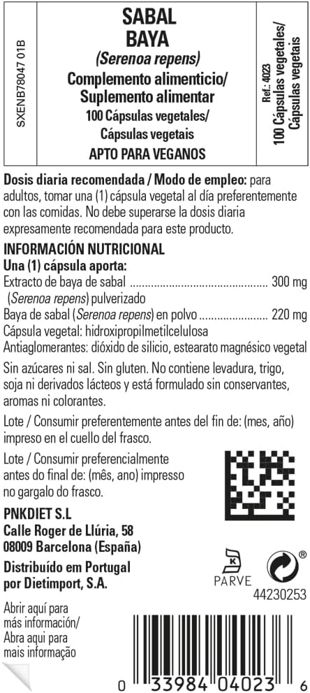 Solgar Saw Palmetto Berries Capsules - Men’s Health Support - Full Potency - Non-GMO, Vegan, Gluten Free, Dairy Free - 100 Servings