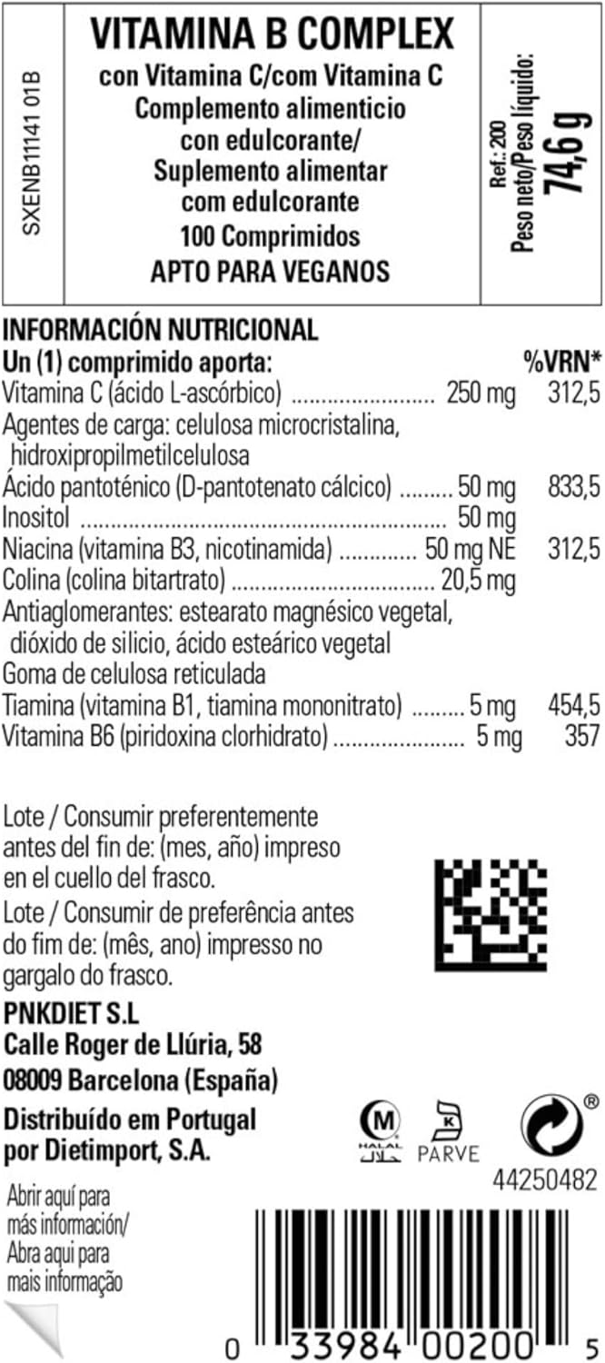 Solgar Stress Formula B-Complex with Vitamin C - 100 Tablets
