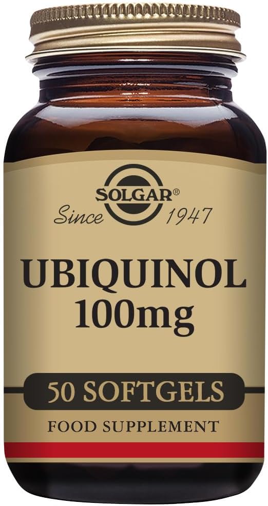 Solgar Ubiquinol 100 mg Softgels - Advanced Antioxidant Support - CoQ-10 Supplement - Gluten and Dairy Free - 50 Servings