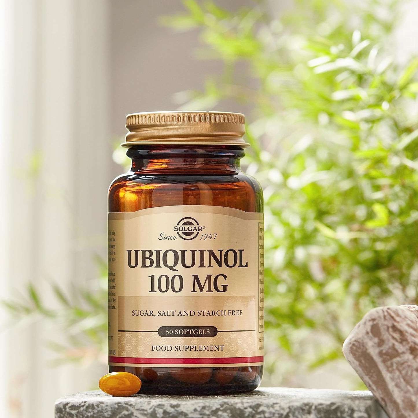 Solgar Ubiquinol 100 mg Softgels - Advanced Antioxidant Support - CoQ-10 Supplement - Gluten and Dairy Free - 50 Servings