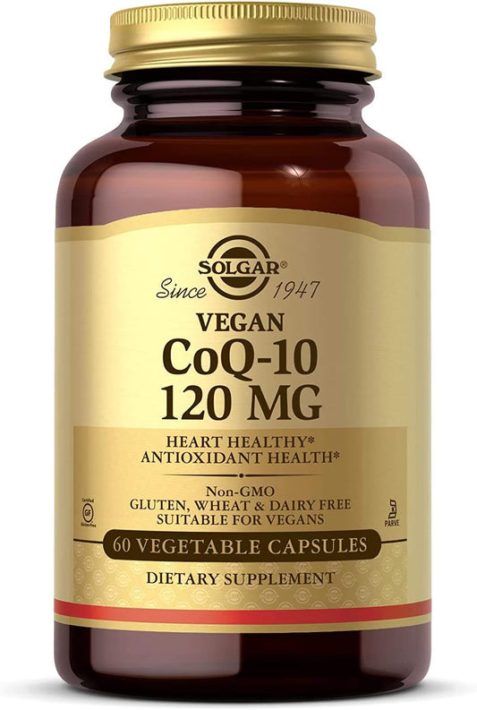 Solgar Vegetarian Coenzyme Q10 Supplement - 120mg, 60 Capsules