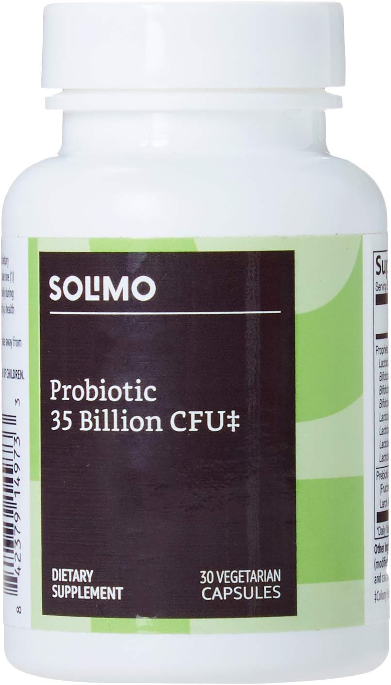Solimo Digestive Health Probiotic Capsules - 35 Billion CFU & 5 Billion CFU - Vegetarian Formula for Healthy Digestion*