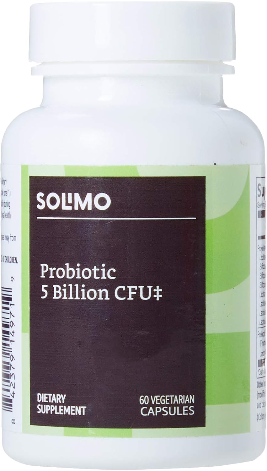 Solimo Digestive Health Probiotic Capsules - 35 Billion CFU & 5 Billion CFU - Vegetarian Formula for Healthy Digestion*