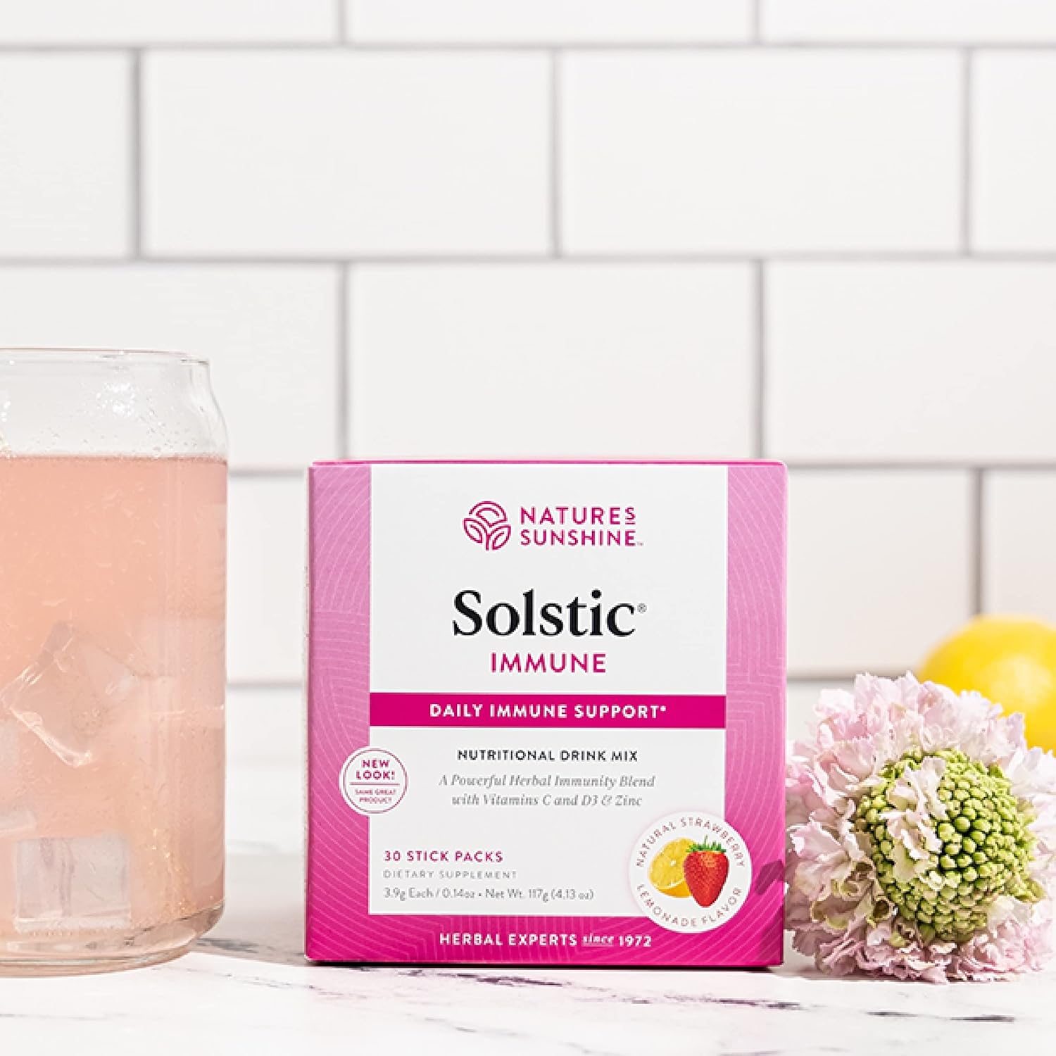 Solstic Immune by Nature's Sunshine - 30 Packs | Supports Immune Health with Antioxidant-Rich Vitamins and Berries
