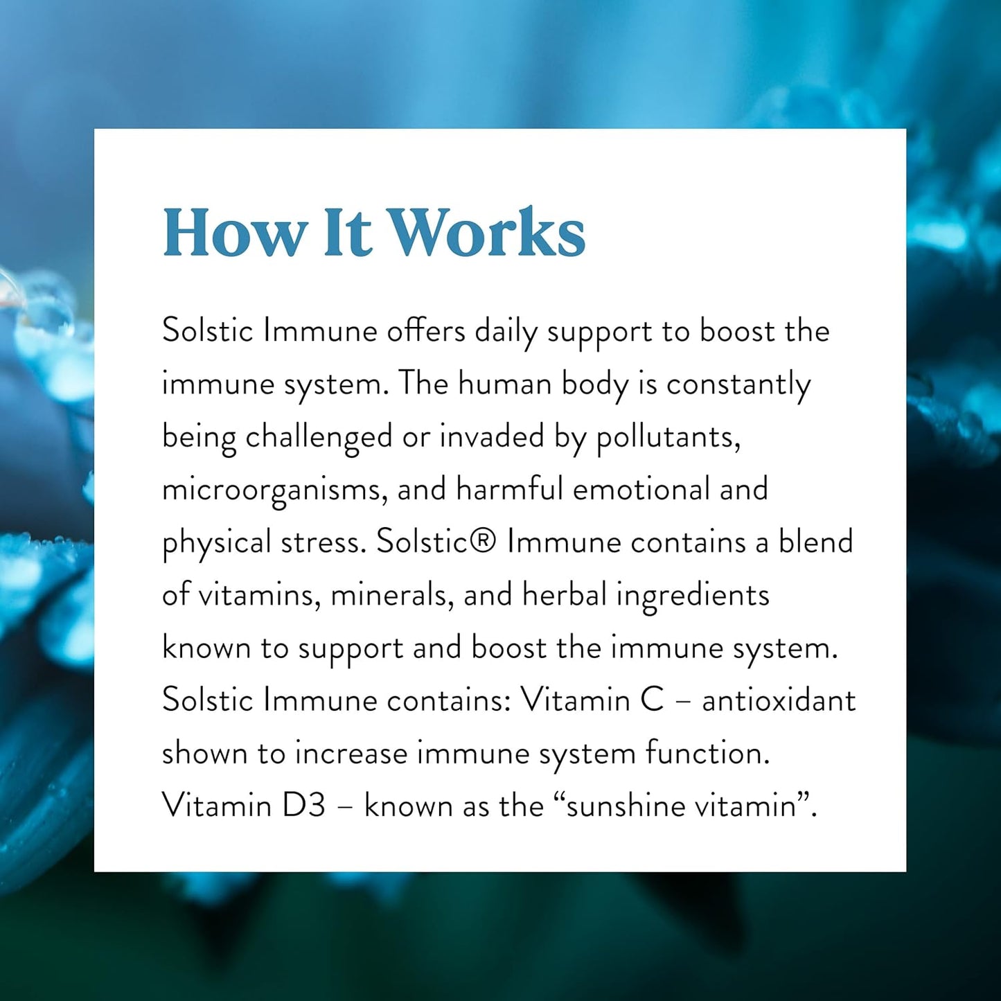 Solstic Immune by Nature's Sunshine - 30 Packs | Supports Immune Health with Antioxidant-Rich Vitamins and Berries