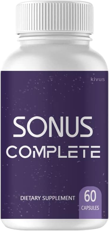 Sonus Complete Tinnitus Support Supplement - 60 Capsules, Single Pack