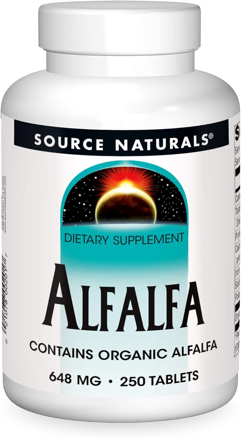 Source Naturals Alfalfa 10 Grain Dietary Supplement Tablets - 250 Count