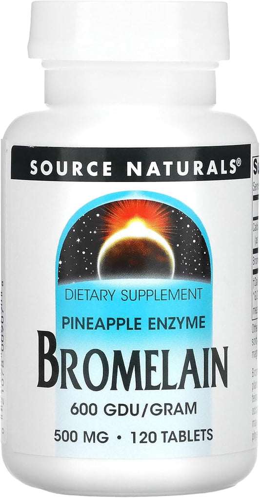 Source Naturals Bromelain Supplement - 500 mg, 120 Tablets