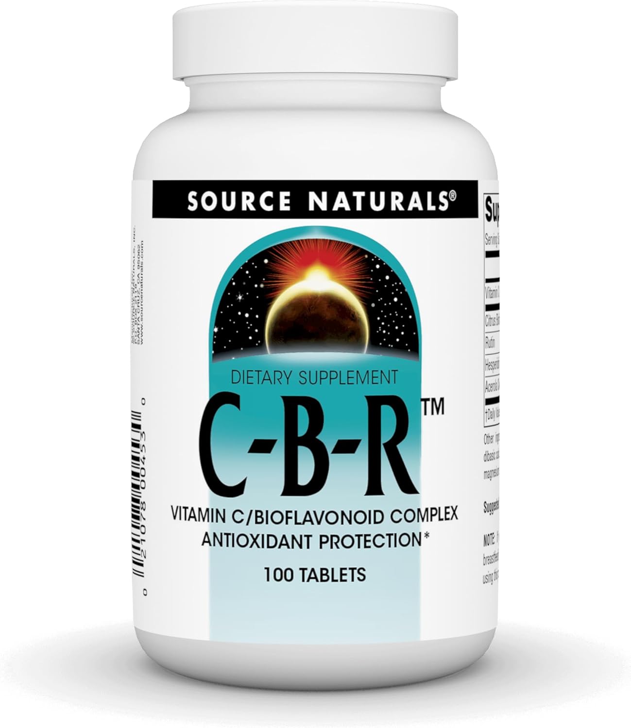 Source Naturals C-B-R - Vitamin C and Bioflavonoid Complex Tablets for Antioxidant Defense
