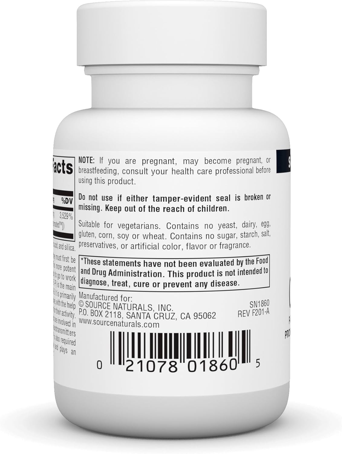 Source Naturals Coenzymated B-6 100mg Tablets for Healthy Nervous System Support