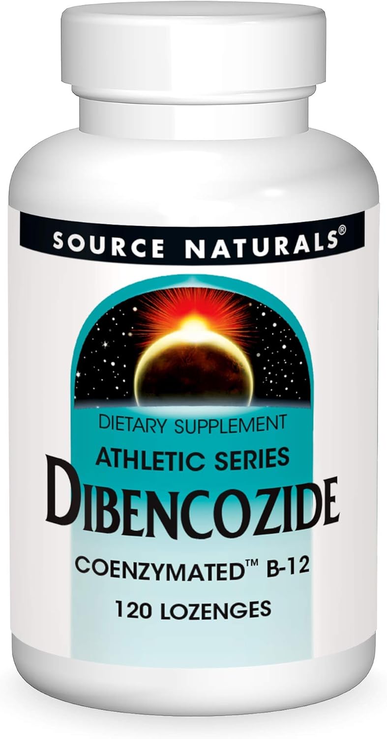 Source Naturals Dibencozide Coenzymated B-12 Athletic Series Lozenges - 120 Quick Dissolving Dietary Supplement