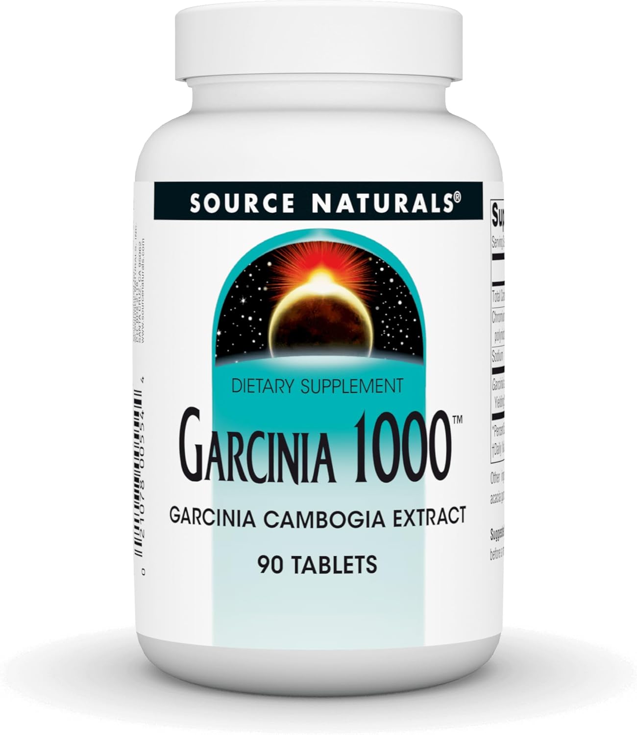 Source Naturals Garcinia Cambogia Extract - 1,000 MG - 90 Tablets for Weight Management