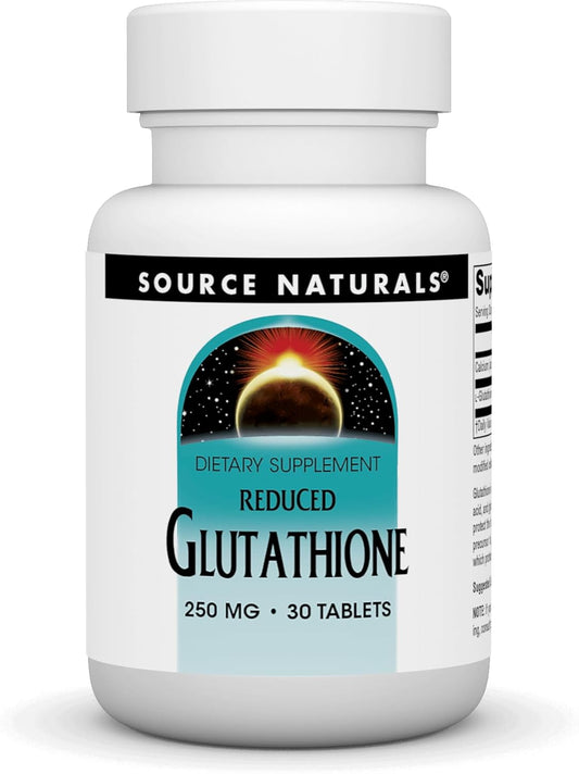 Source Naturals Glutathione Tablets for Liver Support - 250mg, 30 Count