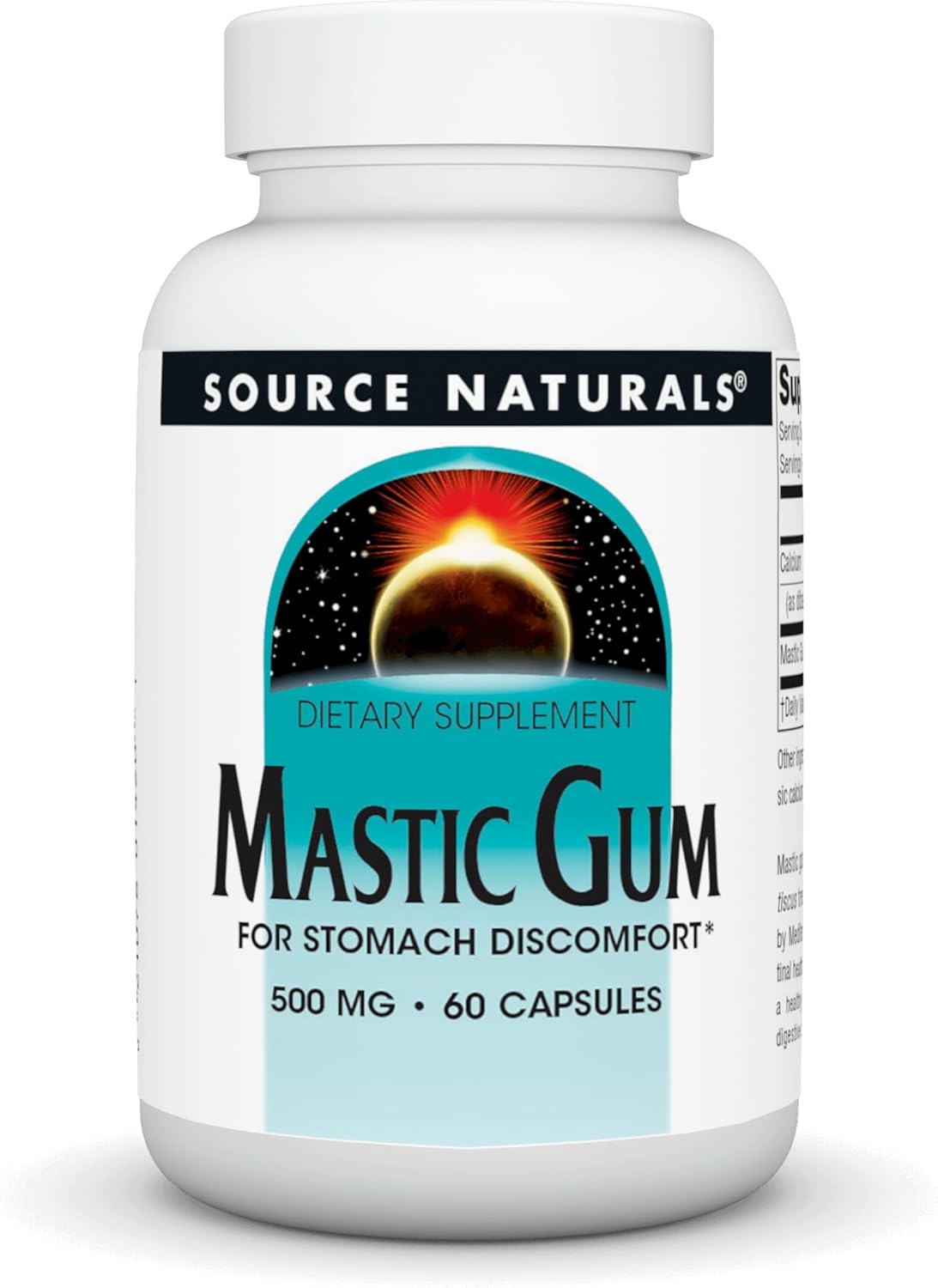 Source Naturals Mastic Gum Capsules - 60 Count, 500mg for Stomach Discomfort - BoostGo Australia