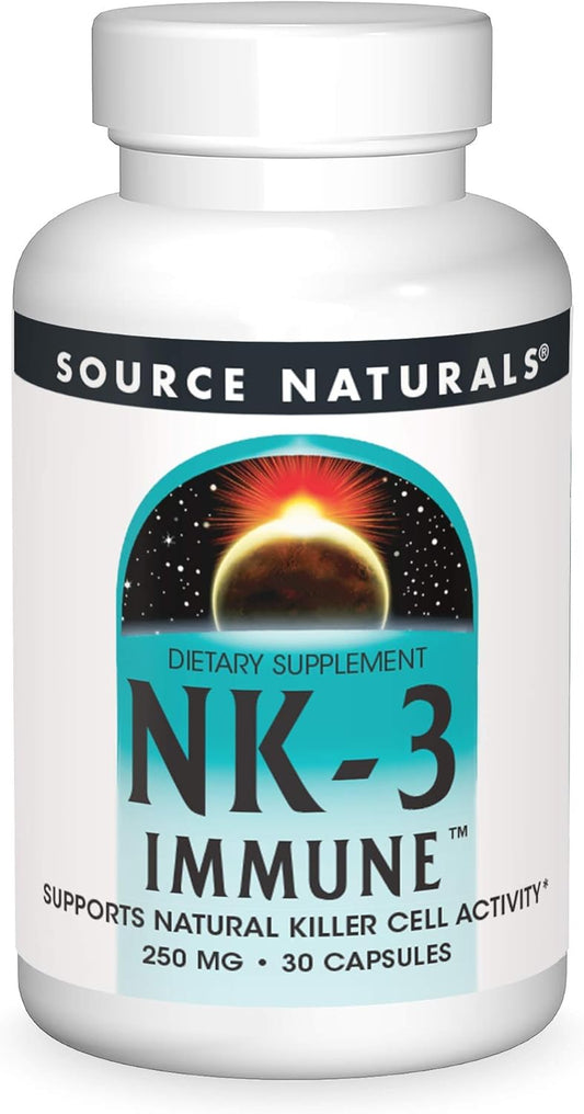 Source Naturals NK-3 Immune Support Formula with 250mg Vitamin C - 30 Capsules