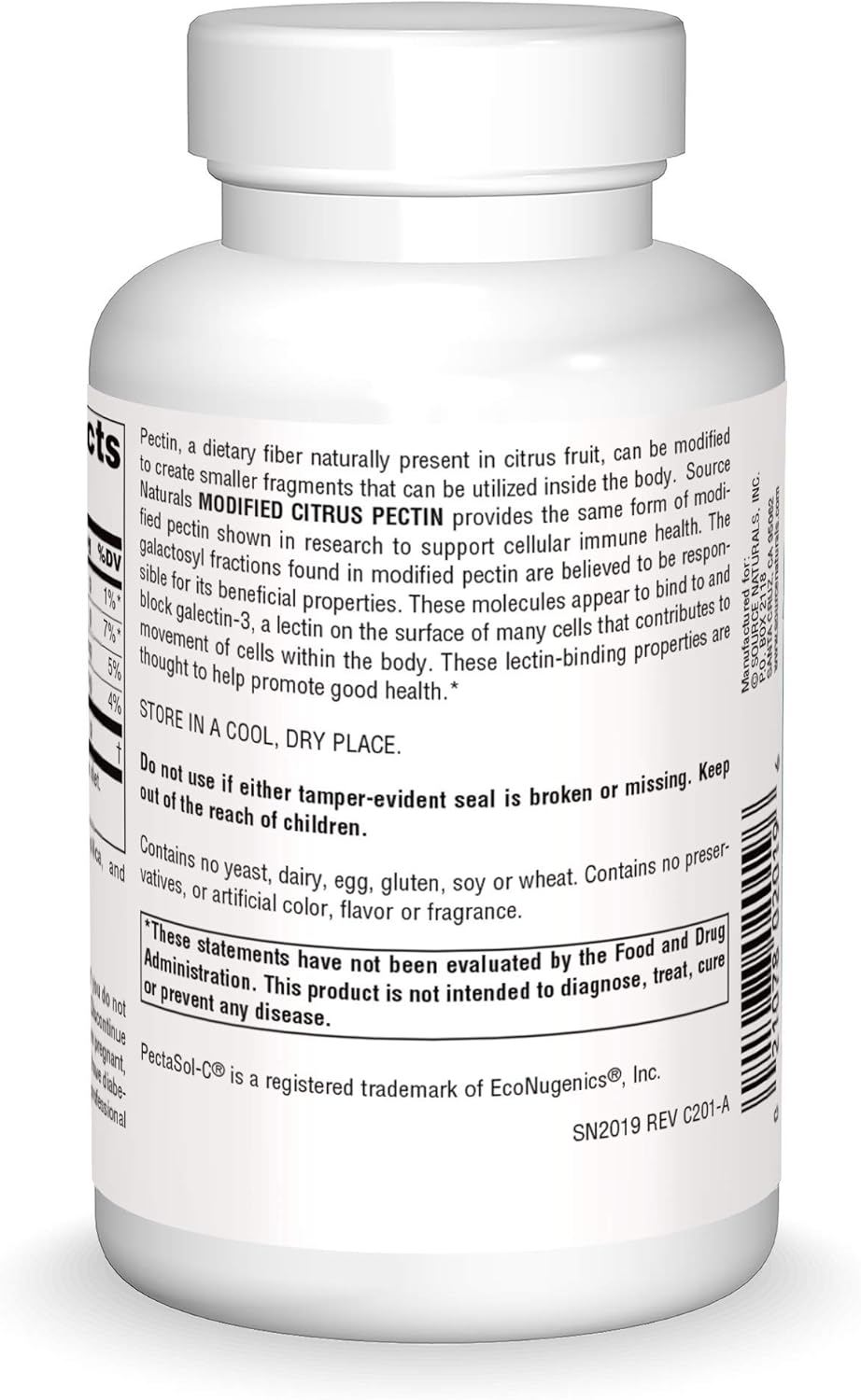 Source Naturals PectImmune: Cellular Immune Health Support - 750mg, 90 Capsules