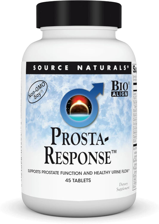 Source Naturals Prosta-Response - Supports Prostate Health and Bladder Function - 45 Tablets