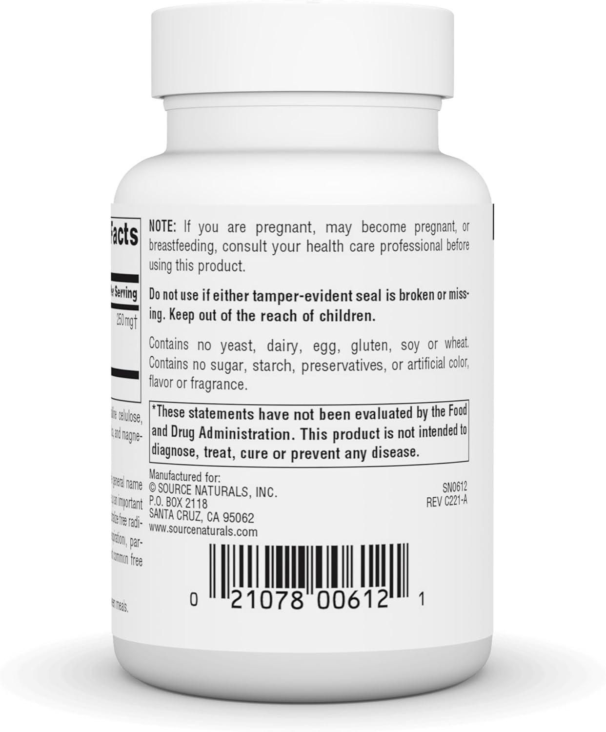 Source Naturals S-O-D Superoxide Dismutase Dietary Supplement 90 Tablets - Antioxidant Support for Overall Health