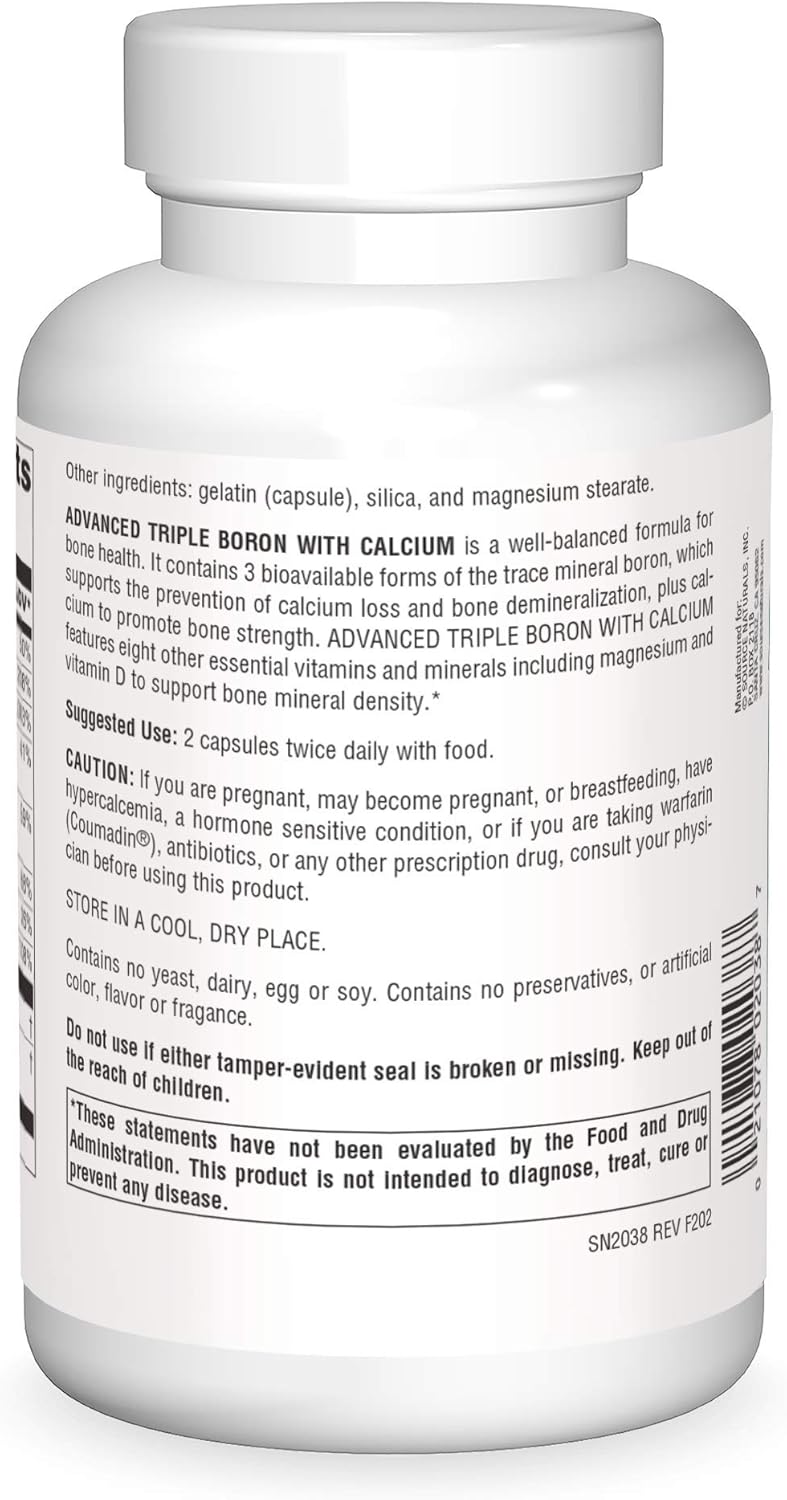 Source Naturals Triple Boron with Calcium Capsules - 240 Count