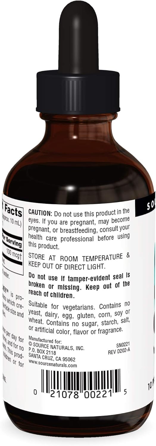 Source Naturals Ultra Colloidal Silver 4 oz Liquid Supplement - Immune System Boost