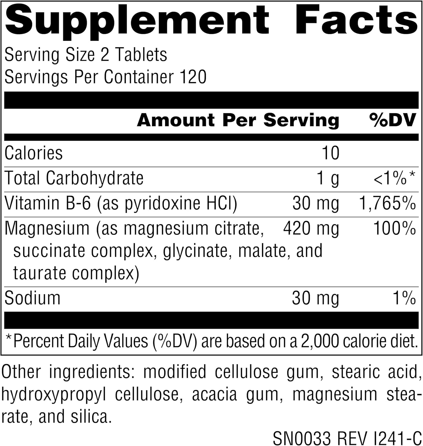 Source Naturals Ultra-Mag: 240 Vegan Tablets Bioavailable Magnesium Supplement for Muscle Relaxation and Nerve Calmness