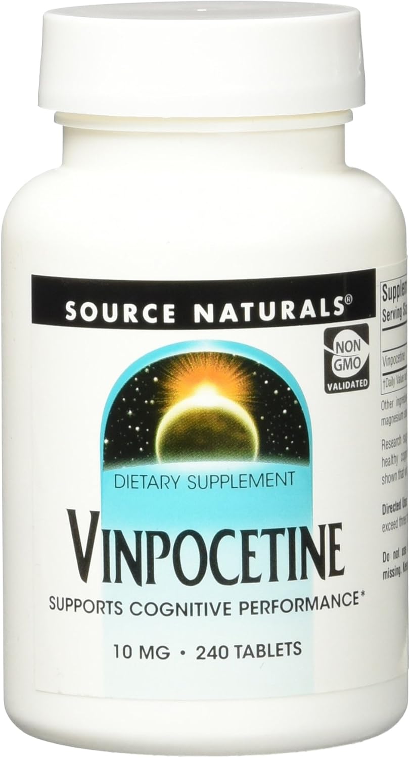SOURCE NATURALS Vinpocetine 10 Mg Tablets - 240 Count by MuscleTech