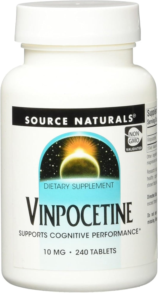 SOURCE NATURALS Vinpocetine 10 Mg Tablets - 240 Count by MuscleTech