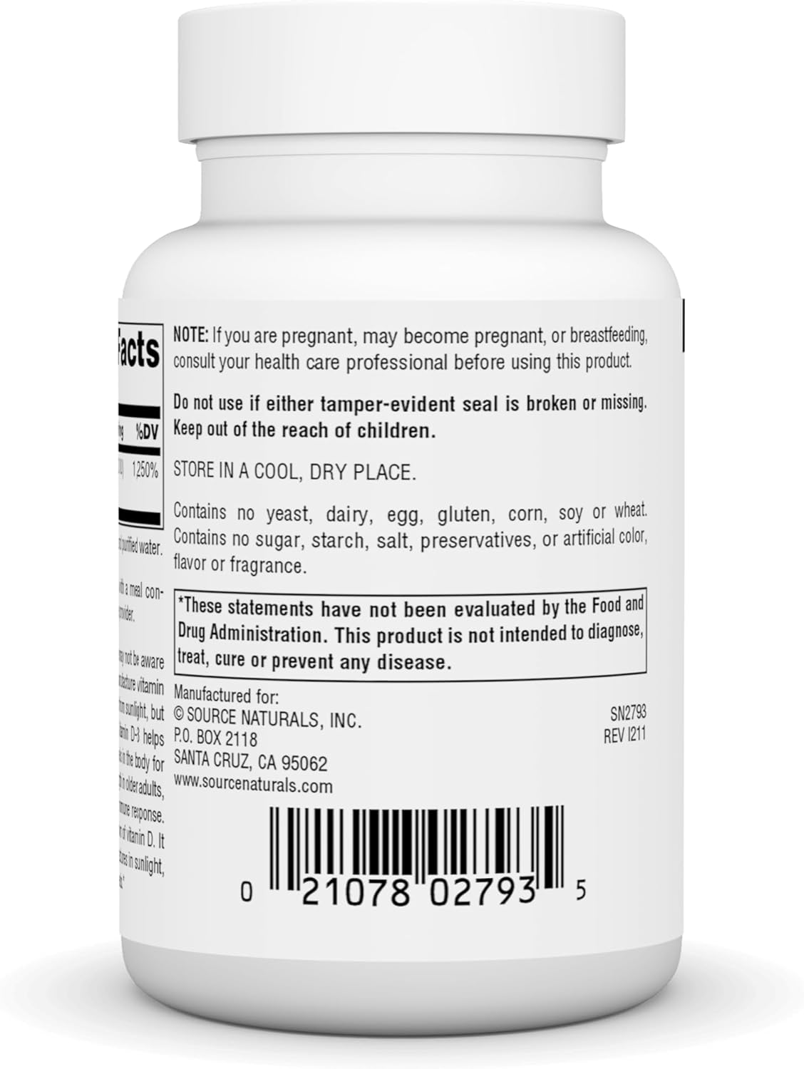 Source Naturals Vitamin D-3 Softgels - 10,000 IU, Bone & Immune Health Support - 240 Count
