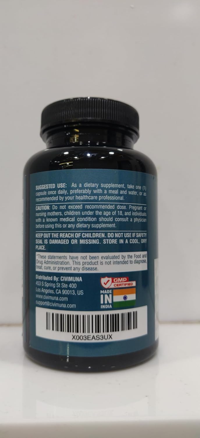 Soursop Graviola Extract Capsules with Elderberry, Turmeric, Ginger, Milk Thistle - 120 Capsules for 4 Months Supply