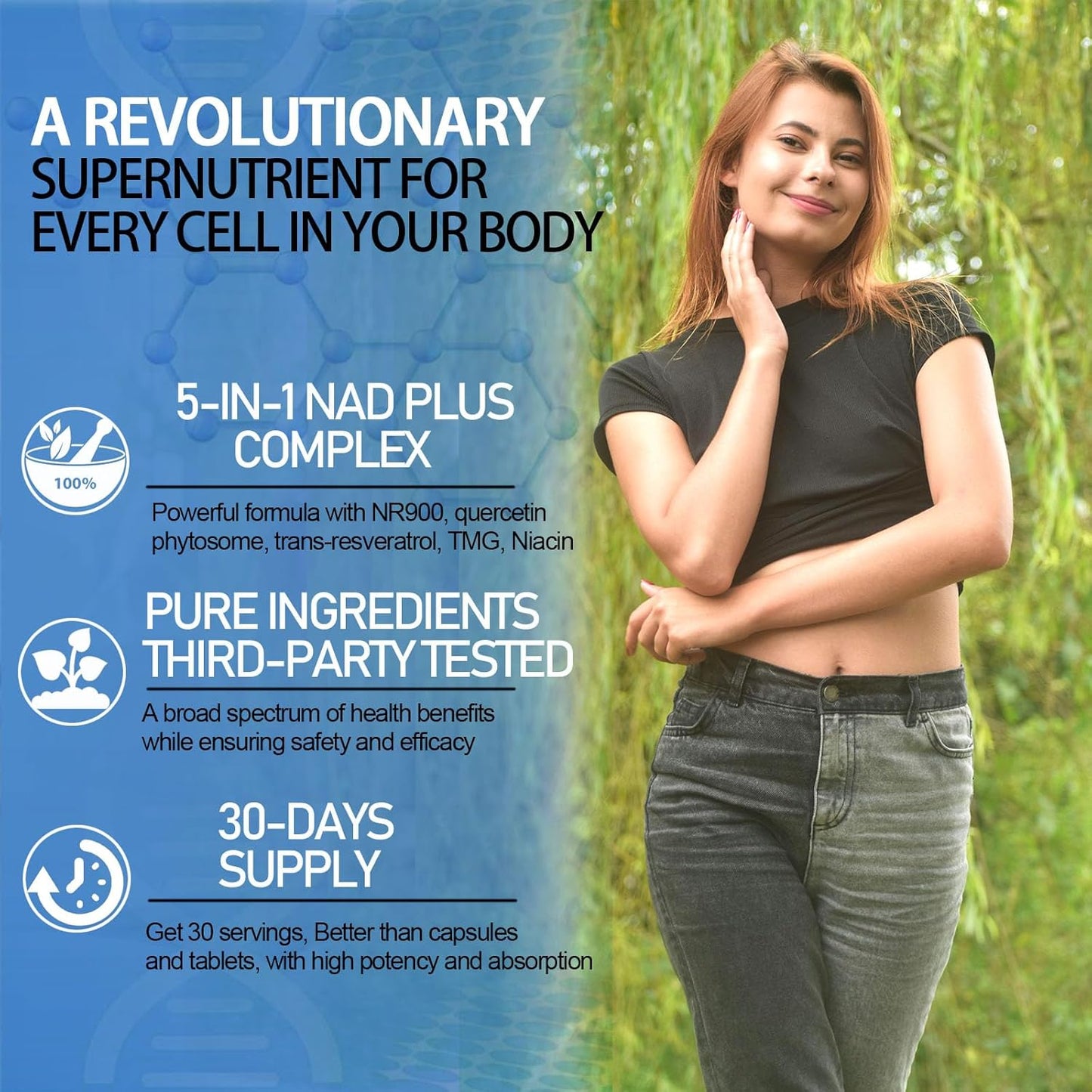 Soursop Graviola Liquid Drops with Added NAD Supplement for Boosted Health