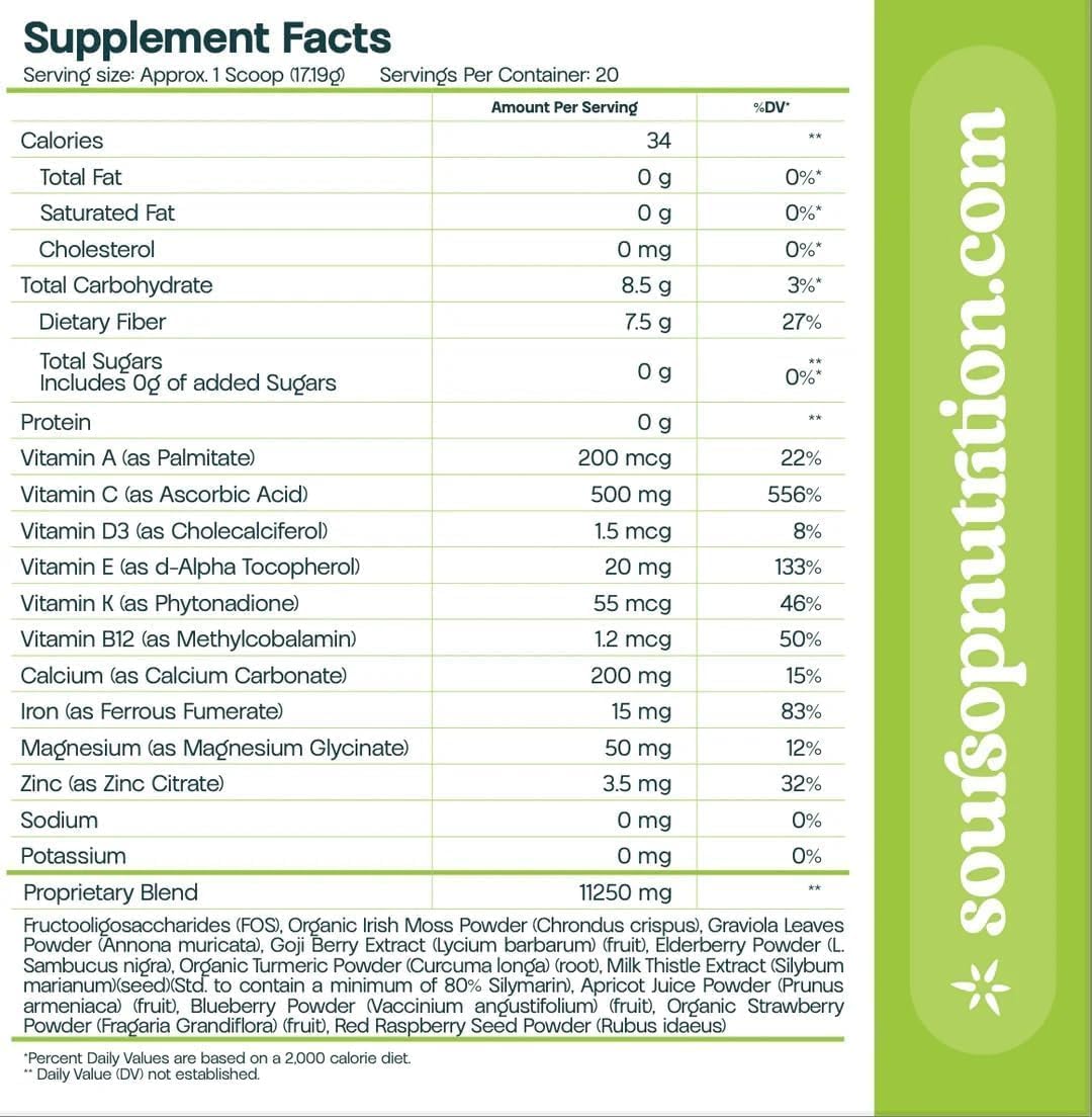 Soursop Nutrition Gummies & Shake Bundle for Cell Health and Immunity Boost with Apple Accelerator