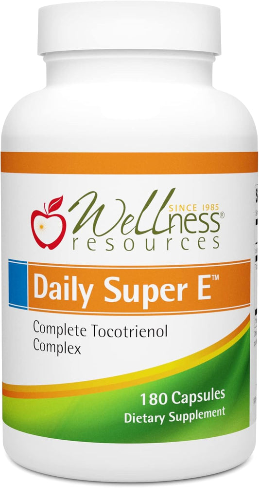 Soy-Free Full Spectrum Tocotrienol Vitamin E Complex with Antioxidant Protection - 180 Capsules