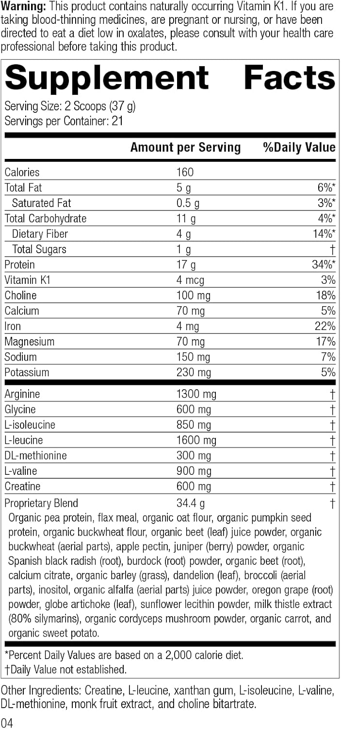 SP Detox Balance: Whole-Food Cleanse with Magnesium, Iron, Milk Thistle - 28-Day Vegan Gluten Free Program