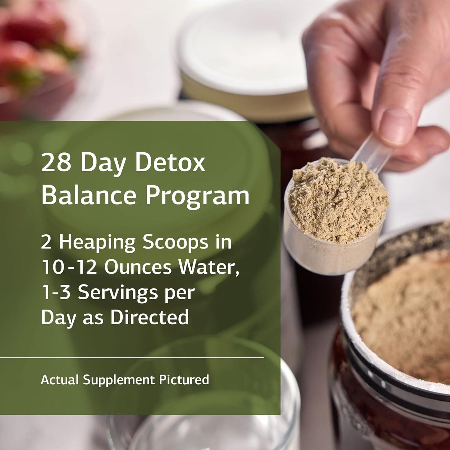 SP Detox Balance: Whole-Food Cleanse with Magnesium, Iron, Milk Thistle - 28-Day Vegan Gluten Free Program