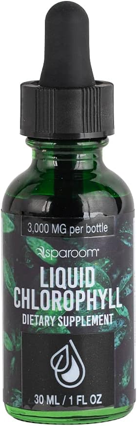 SpaRoom Liquid Chlorophyll Dietary Supplement for Enhanced Health & Wellness - 1 oz Bottle