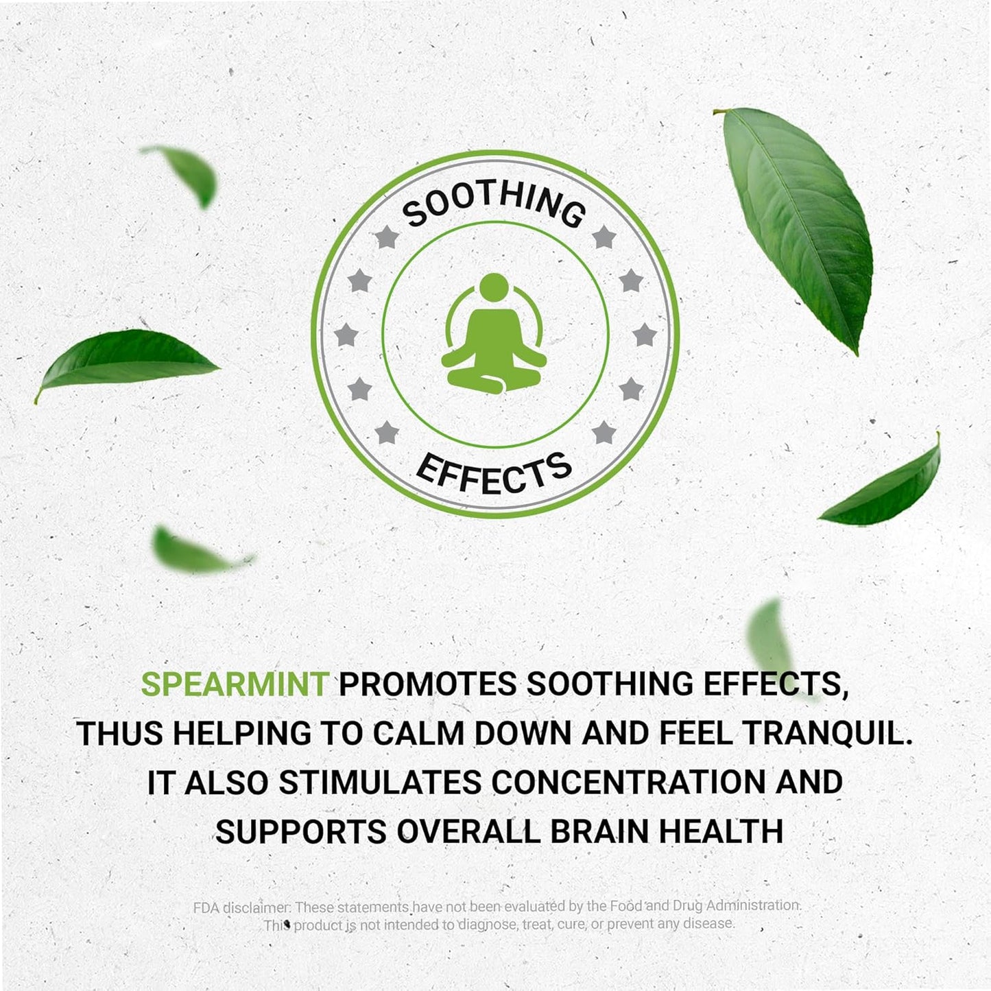Spearmint Capsules 1000 mg for Women's Hormone Support (60 Capsules) - Secrets of the Tribe