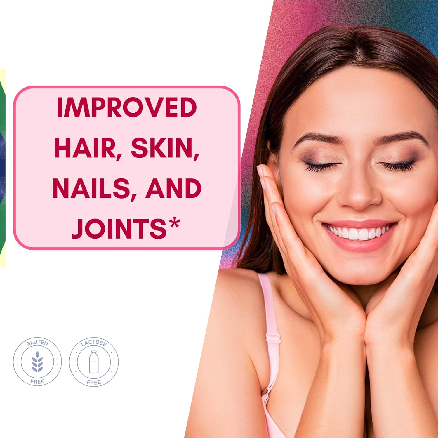 Spring Valley Collagen Peptides Powder 255g - Hydrolyzed Protein for Hair, Skin, and Joints - Type I & III - Keto-Friendly Supplement for Women & Men