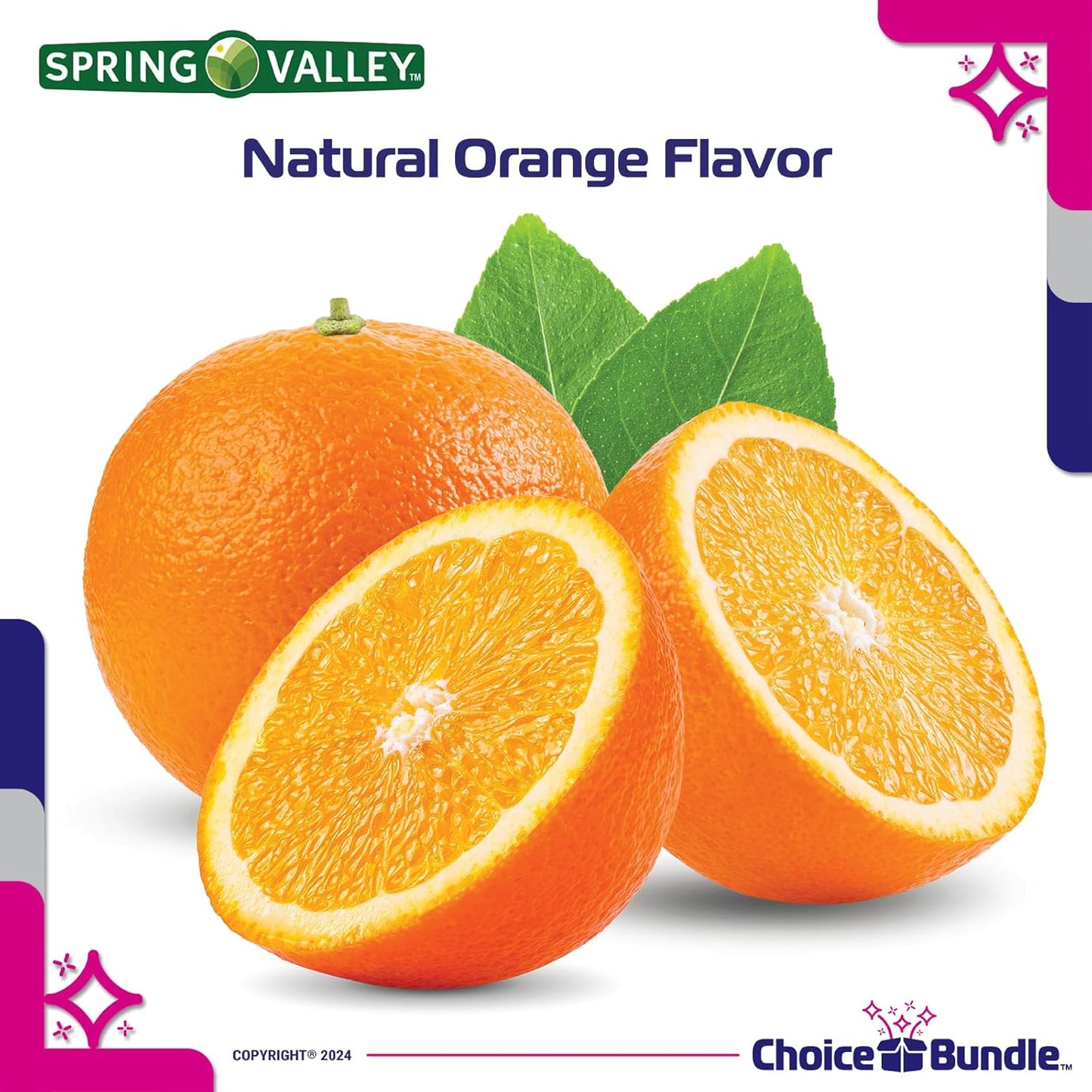 Spring Valley Zero Sugar Vitamin C Gummies Bundle with Vitamin Vitality Guide and Pill Container - 480 Total Gummies