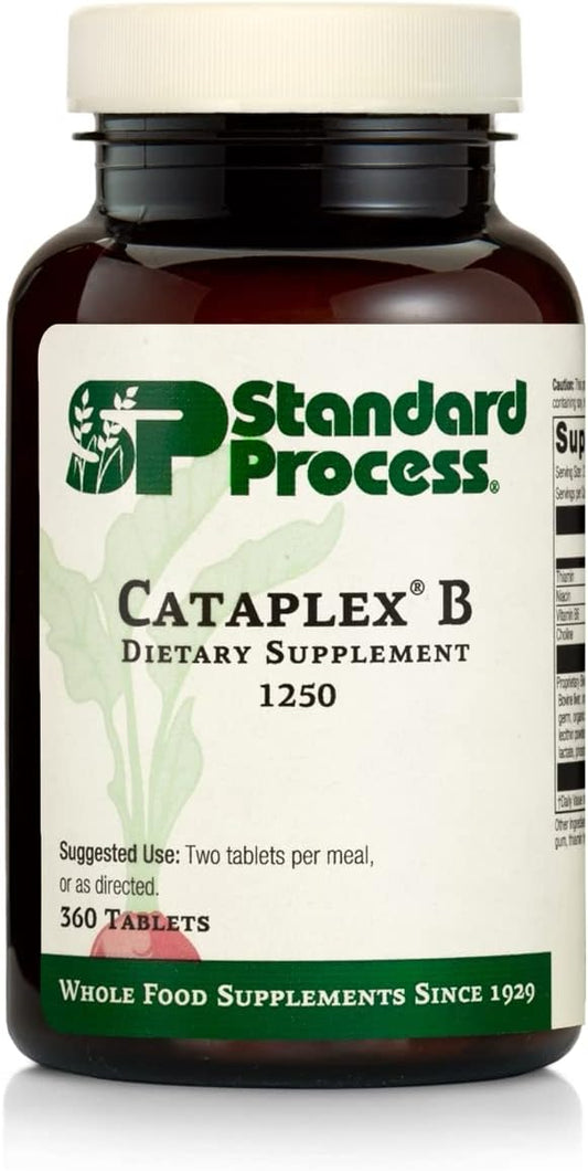 Standard Process Cataplex B - Whole Food Formula for Heart Health, Metabolism, and Cholesterol - 360 Tablets
