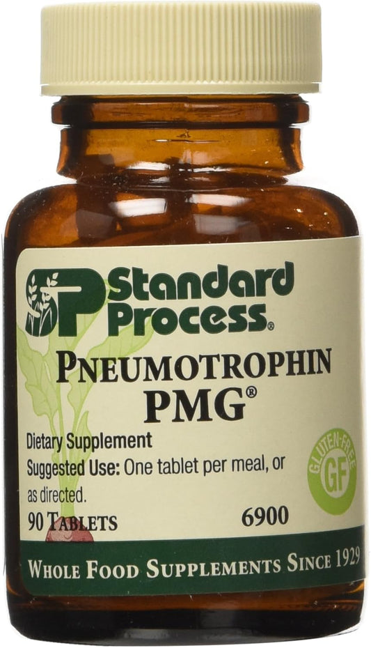 Standard Process Pneumotrophin PMG Tablets - 90 Count - Supports Respiratory Health and Function