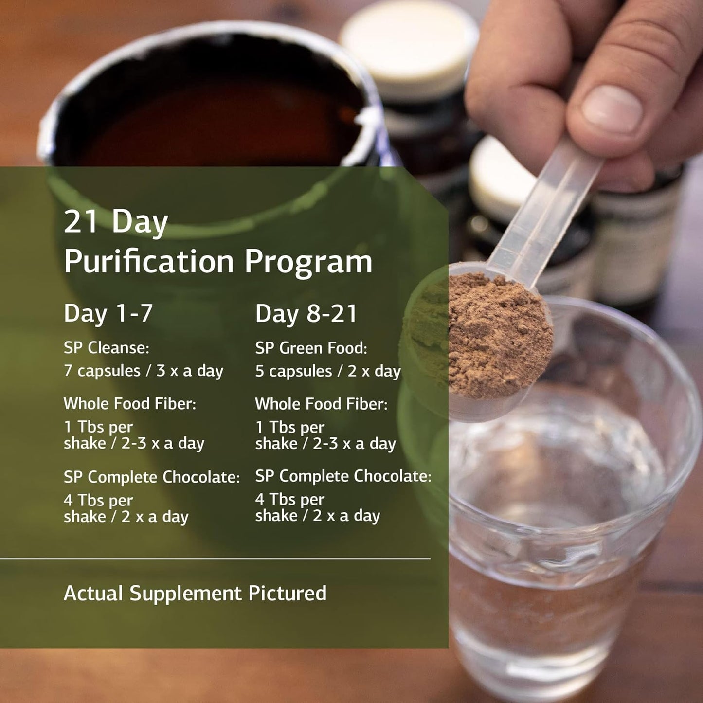 Standard Process Purification Kit: Detox & Liver Support with Milk Thistle, Whey Protein, Fiber, Choline, and Calcium - SP Complete Chocolate & Whole Food Fiber