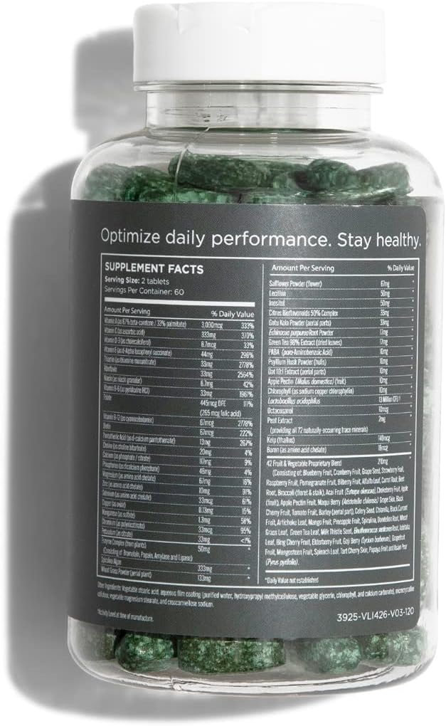 Stay Ready Fiber Supplement & Vegan Multivitamin Bundle - 120 Capsules Each