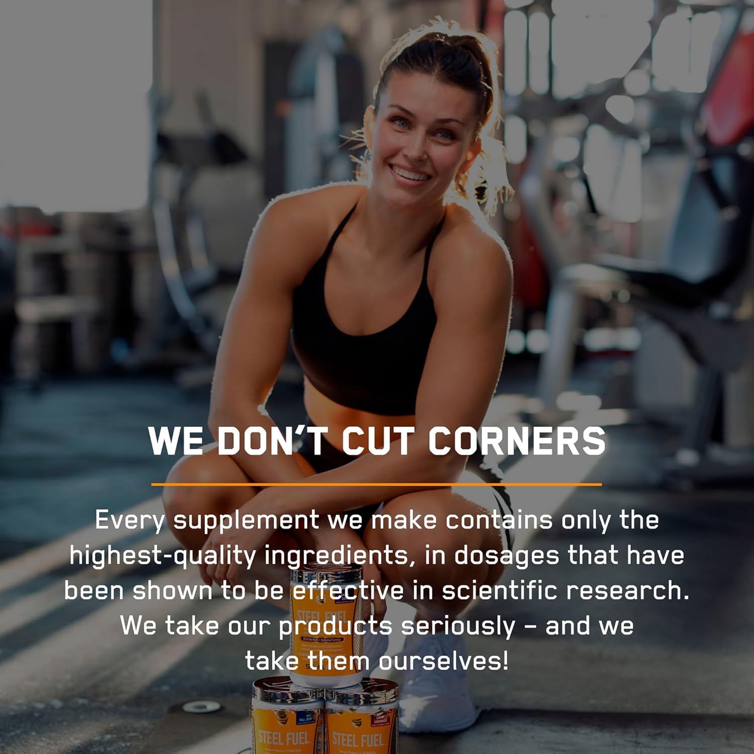 SteelFit Steel Fuel BCAA Electrolyte Powder - Sugar-Free Black Cherry Slushie - 30 Servings - No Crash Hydration & Recovery - Muscle Growth Formula