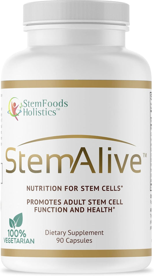 StemAlive 90 Capsules: Natural Stem Cell Nutrition for Health and Function