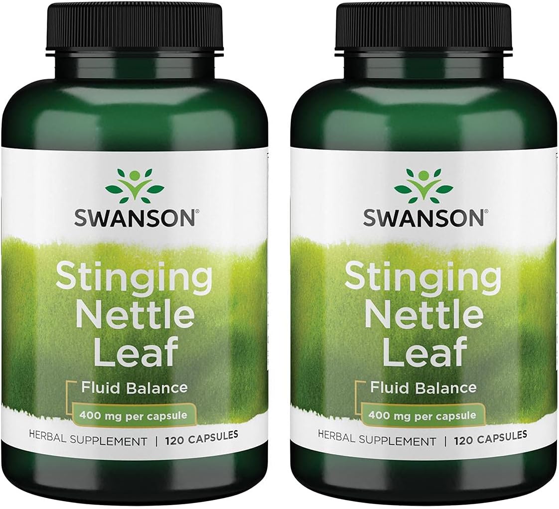 Stinging Nettle Leaf Herbal Supplement for Urinary & Respiratory Health - 240 Capsules