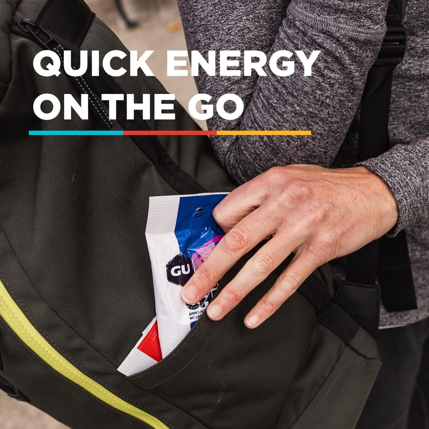 Strawberry Energy Chews with Electrolytes, Vegan & Gluten-Free Energy Gummies, Kosher, 20mg Caffeine, Dairy-Free On-the-Go Energy for Workouts, 12 Bags