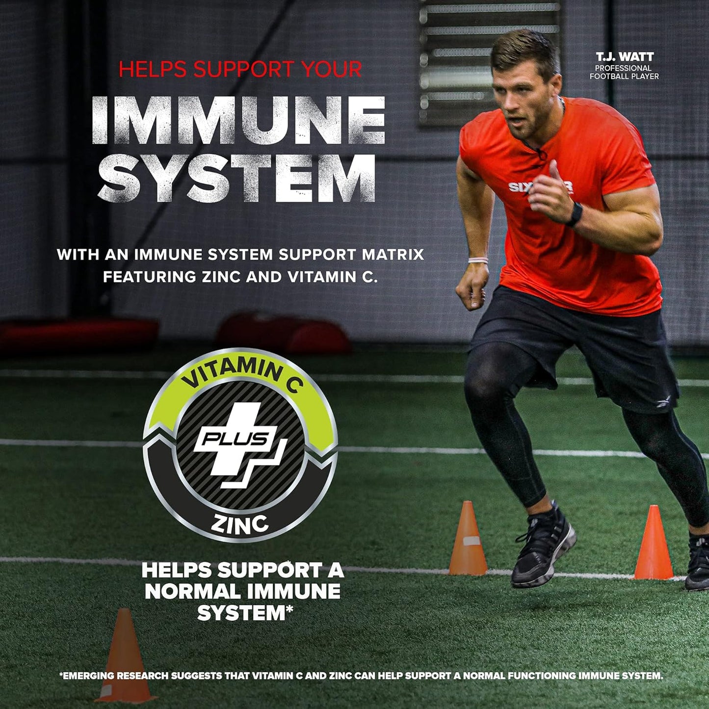 Strawberry Six Star Whey Protein Plus Powder with Immune Support, Isolate & Peptides - Muscle Builder for Gain & Recovery - 32 Oz - BoostGo Australia