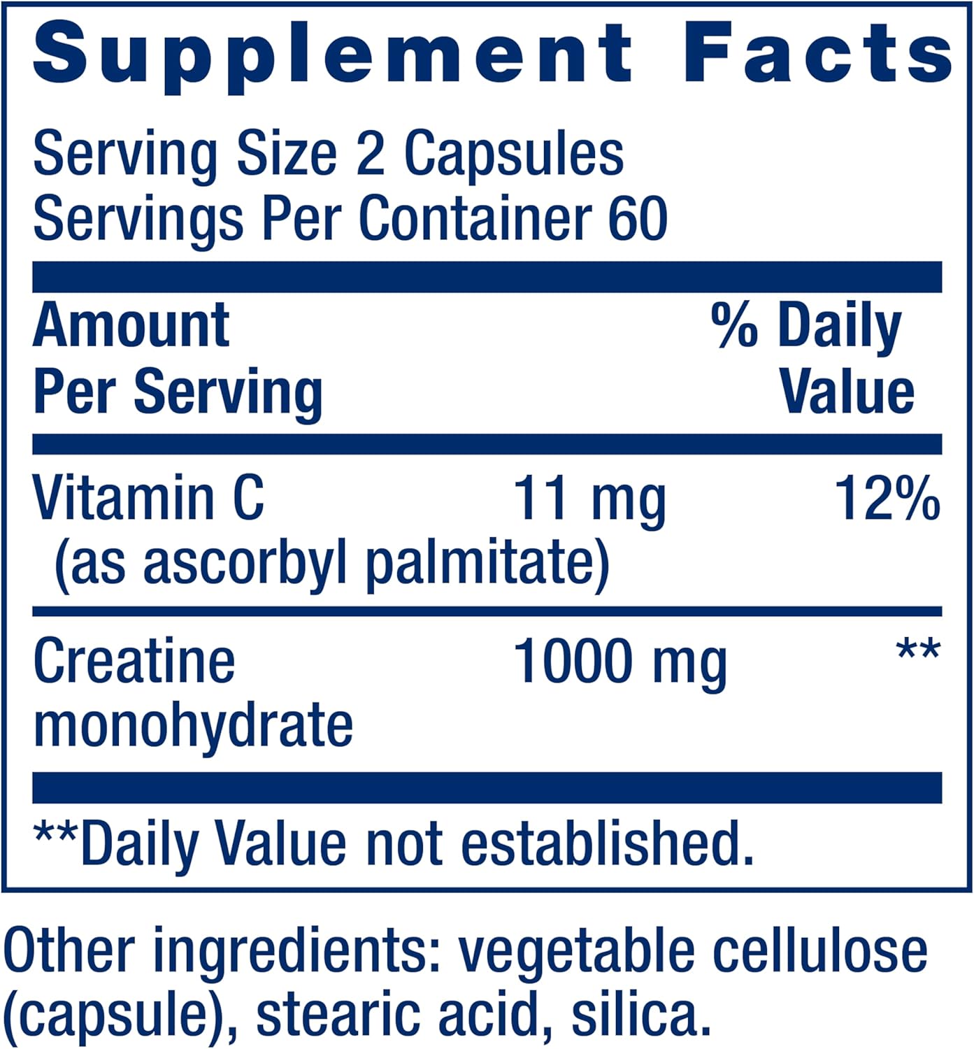 Strength and Heart Health Bundle: Life Extension Creatine Capsules and Taurine Supplement - 120 Capsules of Creatine for Strength and 1000mg of Taurine